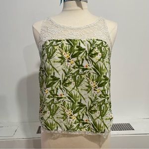 Floral Lace Tank Top